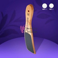 Pila de calcaie din lemn, curbata, granulatie 100/180 Staleks ABC 10/2